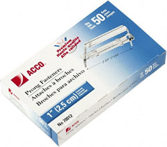 ACCO - 50 Piece Paper File Fasteners - 5-1/2" Long - Exact Tooling