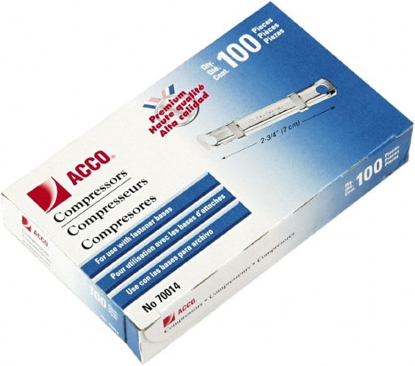 ACCO - 100 Piece Paper File Fasteners - 1" Long - Exact Tooling