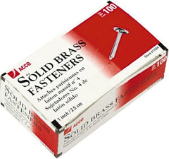 ACCO - 100 Piece Paper File Fasteners - 1" Long - Exact Tooling