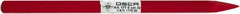 Osca - 12" OAL x 13/32" Blade Width Brick Chisel - Forged Steel Handle - Exact Tooling