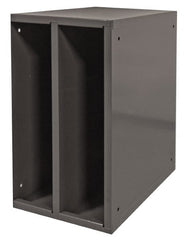 Durham - 1 Shelf, Gray Hydraulic Hose Cabinet - 25" Wide x 25" High x 15" Deep, Steel - Exact Tooling
