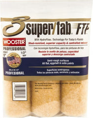 Wooster Brush - 1/2" Nap, 9" Wide Paint Roller - Semi-Rough Texture, Knitted - Exact Tooling