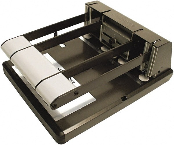Stanley Bostitch - Paper Punches Type: 160 Sheet Adjustable Hole Punch Color: Black/Silver - Exact Tooling