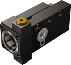Sandvik Coromant - Right Hand Cut, Square Shank Lathe Modular Clamping Unit - 32mm Square Shank Diam, 20mm Square Shank Width, 3.74" OAL, Through Coolant - Exact Tooling