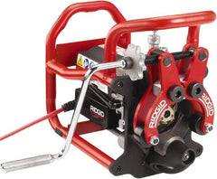 Ridgid - 15 to 45° Bevel Angle, 1/2 Plate, 4\x94 Pipe and Larger Bevel Capacity, 950 RPM, 1,495 Power Rating, Electric Beveler - 115 Volts, 13 Amps - Exact Tooling