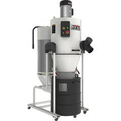 Jet - 1µm, 230 Volt Portable Dust Collector - 25-7/8" Long x 50-5/8" Deep x 72-1/4" High, 4" Connection Diam, 7,813' per min Air Flow - Exact Tooling