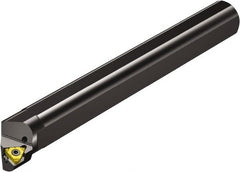 Sandvik Coromant - Left Hand Cut, 50.8mm Shank Width x 47.6mm Shank Height Indexable Threading Toolholder - 406.4mm OAL, 266.LL-22.. Insert Compatibility, 266R/LKF Toolholder, Series CoroThread 266 - Exact Tooling