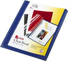 ACCO - 11" Long x 8" Wide Report Cover with Tang/Prong Binding - Blue - Exact Tooling