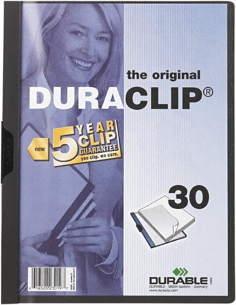 DURABLE - 11" Long x 8" Wide Report Cover - Graphite - Exact Tooling