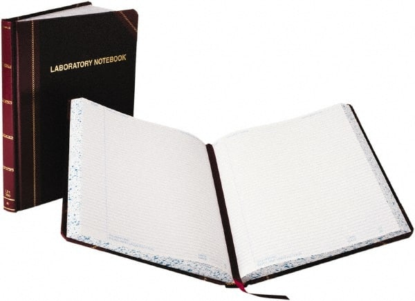 Boorum & Pease - 150 Sheet, 8-1/8 x 10-3/8", Composition Book - Black & Red - Exact Tooling