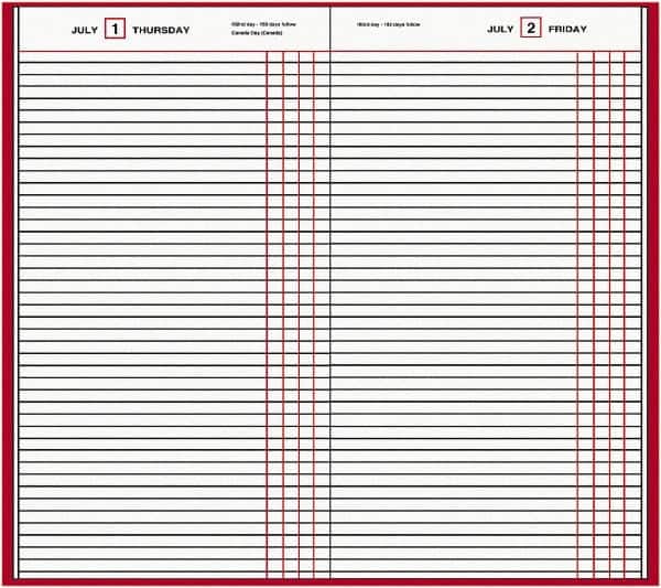 AT-A-GLANCE - 210 Sheet, 7-11/16 x 12-1/8", Composition Book - Red - Exact Tooling