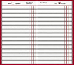AT-A-GLANCE - 210 Sheet, 7-11/16 x 12-1/8", Composition Book - Red - Exact Tooling