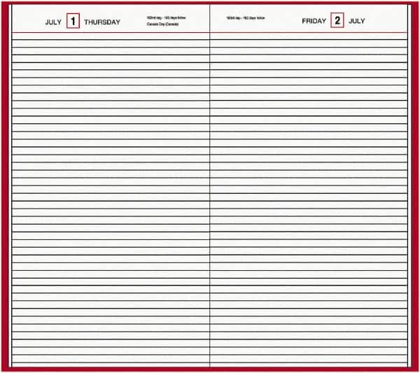 AT-A-GLANCE - 200 Sheet, 7-11/16 x 12-1/8", Composition Book - Red - Exact Tooling