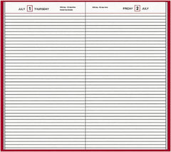 AT-A-GLANCE - 200 Sheet, 7-11/16 x 12-1/8", Composition Book - Red - Exact Tooling