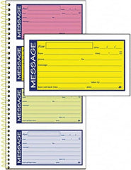 AT-A-GLANCE - 200 Sheet, 5-1/4 x 11", Call Book - Lime - Exact Tooling