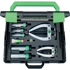 KUKKO - 1 Piece, 3/16 to 2-3/4" Spread, Blind Hole Puller Set - 1 Jaws, 5-1/4" Reach - Exact Tooling