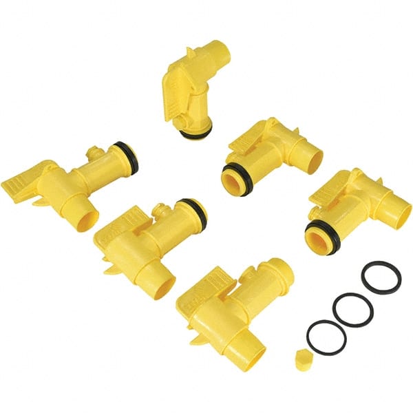 Vestil - 2" NPT Plastic Adjustable Drum Faucet - 9" Long Extension - Exact Tooling