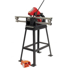 Rothenberger - 1/4" to 4-1/2" Pipe Capacity, Tube & Pipe Cutter - Cuts Steel, Stainless Steel, Hard Copper & Brass, 22-3/4" OAL - Exact Tooling