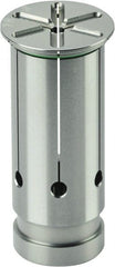 Schunk - 12mm ID x 32mm OD, 35.5mm Head Diam, Slotted Hydraulic Chuck Sleeve - Steel, 2.3819" Length Under Head - Exact Tooling