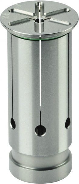 Schunk - 8mm ID x 12mm OD, 16.5mm Head Diam, Slotted Hydraulic Chuck Sleeve - Steel, 1.7717" Length Under Head - Exact Tooling