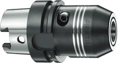 Schunk - HSK63A Taper Shank, 12mm Hole Diam, Hydraulic Tool Holder/Chuck - 42mm Nose Diam, 80mm Projection, 35.5mm Clamp Depth, 25,000 RPM, Through Coolant - Exact Tooling