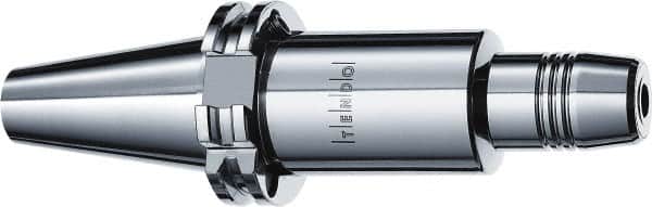 Schunk - CAT40 Taper Shank, 1/2" Hole Diam, Hydraulic Tool Holder/Chuck - 32mm Nose Diam, 152.4mm Projection, 34.1mm Clamp Depth, 25,000 RPM, Through Coolant - Exact Tooling