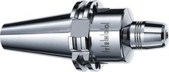 Schunk - BT50 Taper Shank, 20mm Hole Diam, Hydraulic Tool Holder/Chuck - 38mm Nose Diam, 140mm Projection, 41.5mm Clamp Depth, 25,000 RPM, Through Coolant - Exact Tooling