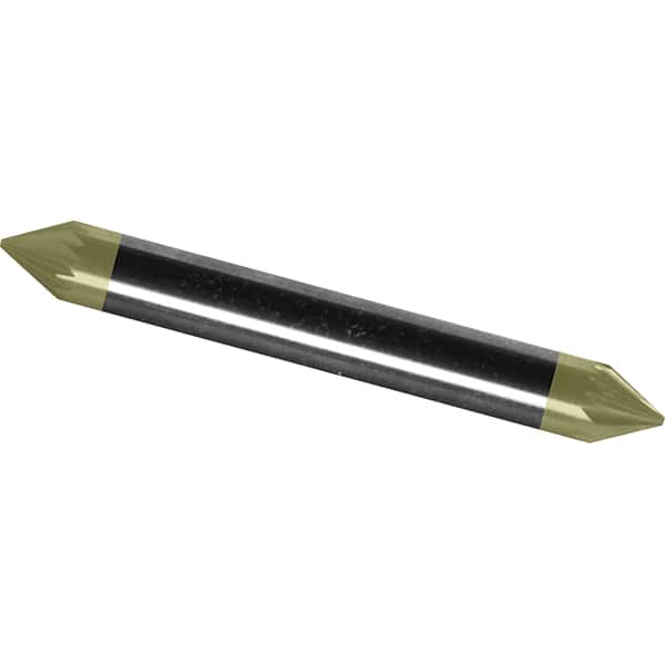 Made in USA - 6mm Cut Diam, 0.2362" Shank Diam, Cone Head Double Cut Burr - Carbide, 4mm LOC, 50mm OAL - Exact Tooling