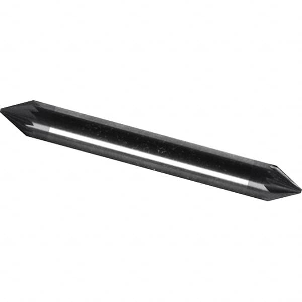 Made in USA - 6mm Cut Diam, 0.2362" Shank Diam, Cone Head Single Cut Burr - Carbide, 4mm LOC, 50mm OAL - Exact Tooling