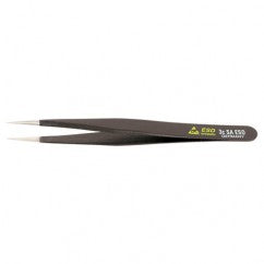 3C SA FINE ROUNDED SHORTER TWEEZERS - Exact Tooling