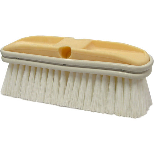 9 1/2″ × 2 3/4″ - Flagged White Polystyrene Truck Wash Industrial Hand Brush - Exact Tooling