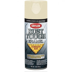 Krylon - Almond (Color), Gloss, Rust Proof Enamel Spray Paint - 25 Sq Ft per Can, 12 oz Container, Use on Wood, Metal - Exact Tooling
