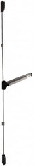 Falcon - Nonhanded, Surface Vertical Rod - Aluminum Finish, 30 to 36" Door Width, Grade 1 - Exact Tooling