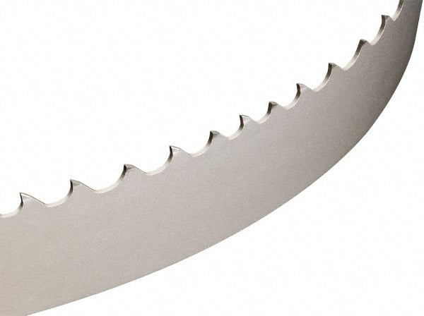 Starrett - 2 to 3 TPI, 12' Long x 1-1/4" Wide x 0.042" Thick, Welded Band Saw Blade - Bi-Metal, Toothed Edge - Exact Tooling