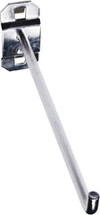 Triton - 1/4" Diam, Single Angled End Pegboard Hook - 6" Projection, 90° Bend, Stainless Steel - Exact Tooling