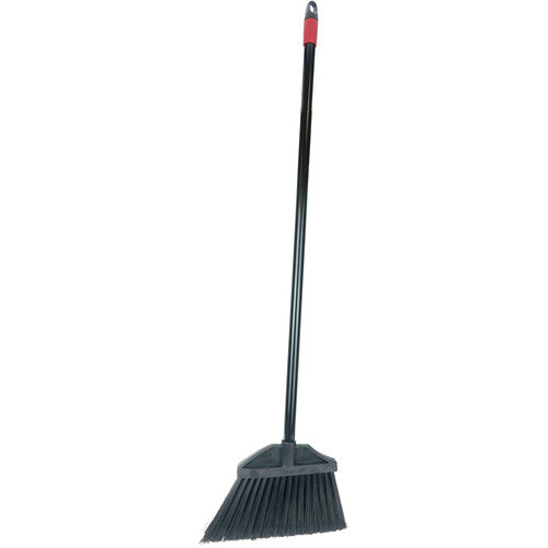 Lobby Upright Broom, Flagged Plastic Fill, 36″ Overall Length - Exact Tooling