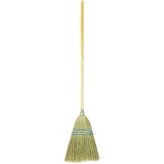 Household Upright Broom, Corn and Fiber Fill, 54″ Overall Length - Exact Tooling
