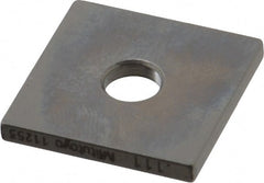 Mitutoyo - 0.111" Square Steel Gage Block - Accuracy Grade 0, Includes Certificate of Inspection - Exact Tooling
