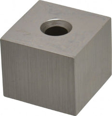 Mitutoyo - 0.8" Square Steel Gage Block - Accuracy Grade 0, Includes Certificate of Inspection - Exact Tooling