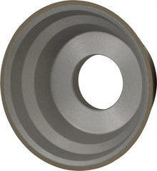 Norton - 3-3/4" Diam, 1-1/4" Hole Size, 1-1/2" Overall Thickness, 320 Grit, Type 11 Tool & Cutter Grinding Wheel - Extra Fine Grade, Diamond, R Hardness, Resinoid Bond - Exact Tooling