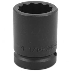 SK - Impact Socket - 3/4"DR 12PT 1-1/16" THIN WALL IMPACT SOCKET - Exact Tooling