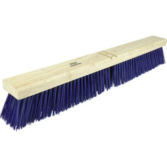24″ Contractor Garage Broom, Stiff Blue Polypropylene Fill, Includes Brace - Exact Tooling