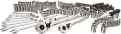 Stanley - 201 Piece 1/4, 3/8 & 1/2" Drive Mechanic's Tool Set - Comes in Blow Molded Case - Exact Tooling