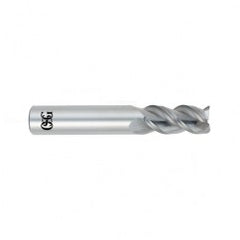 3/4 Dia. x 4 Overall Length 3-Flute Square End Solid Carbide SE End Mill-Round Shank-Center Cutting-Uncoated - Exact Tooling