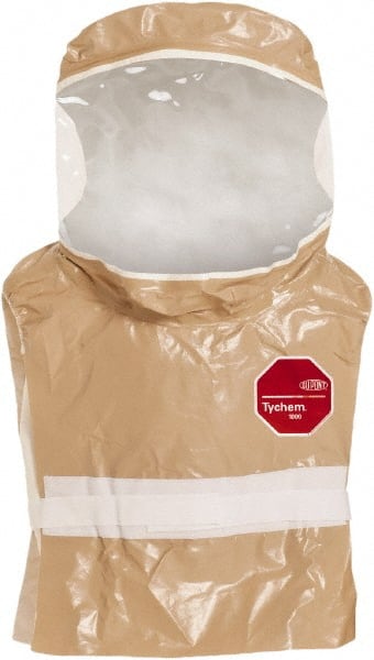 Dupont - Disposable Beard Covers, Bouffants & Hairnets Type: Chemical Protection Hood Material: Tychem CPF 3 - Exact Tooling