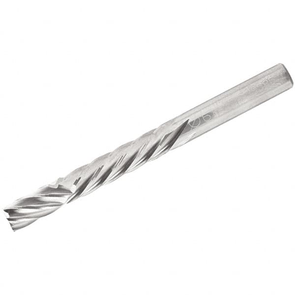 Iscar - 8mm Cutting Diam x 16mm Length of Cut, 6 Flute, Compression Spiral Router Bit - Uncoated, Right Hand Cut, Solid Carbide, 63mm OAL x 8mm Shank Diam, Square End - Exact Tooling