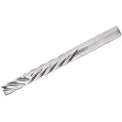 Iscar - 8mm Cutting Diam x 16mm Length of Cut, 6 Flute, Compression Spiral Router Bit - Uncoated, Right Hand Cut, Solid Carbide, 63mm OAL x 8mm Shank Diam, Square End - Exact Tooling