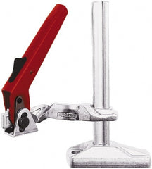 Bessey - 2,220 Lb Holding Capacity, 19-11/16" Max Opening Capacity, 2,220 Lb Clamping Pressure, Manual Hold Down Clamp - 7-1/2" Arm Length, 10" Clamp Length, 1-15/16" Clamp Width, 22-27/32" Clamp Height, Mounting Holes, Steel - Exact Tooling