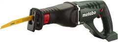 Metabo - 120V, 0 to 2,700 SPM, Cordless Reciprocating Saw - 1-1/16" Stroke Length, 1-1/16" Saw Length, Lithium-Ion Batteries Not Included - Exact Tooling