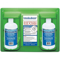 PRO-SAFE - 32 oz, Disposable Eyewash Double Station - Approved by FDA - Exact Tooling